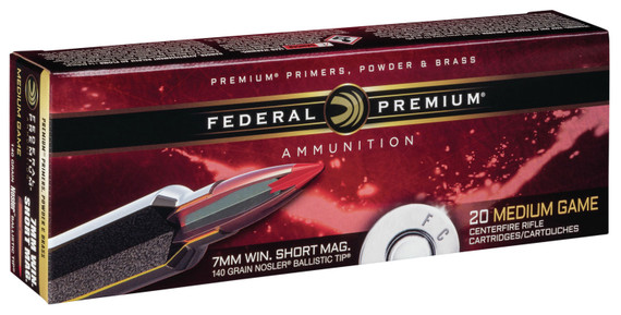 Federal Premium Ammunition 7mm Winchester Short Magnum | P7WSMB