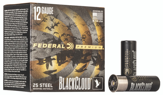 Federal PWBX142BBB Black Cloud FS 12 Gauge 3 in 1 1/4 oz BBB Shot 25 Per Box/ 10 Cs