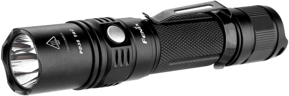 Fenix FX-PD35TAC PD35TAC Black Hardcoat Anodized Aluminum White 8-1000 Lumens Cree LED 656 ft Range