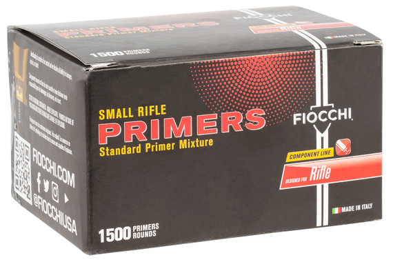 Fiocchi 445SMR Small Rifle Primer for Bolt-Action Rifles 1500 Per Box/ 8 Boxes Per Case