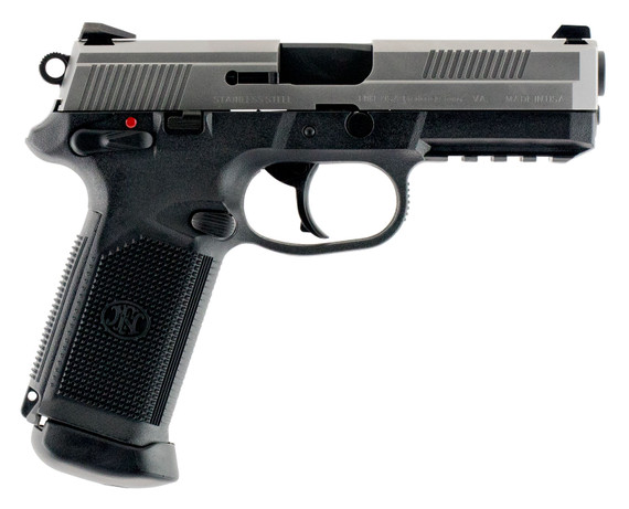 FN 66984 FNX45 DASA MS NS BLK/SS 15R LE
