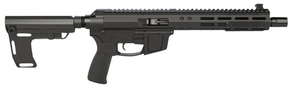 Foxtrot Mike Products FM-9B Pistol FM910PCC, 9mm, 10", No Brace, Excepts Glock Mags, Black, Magazine not Included