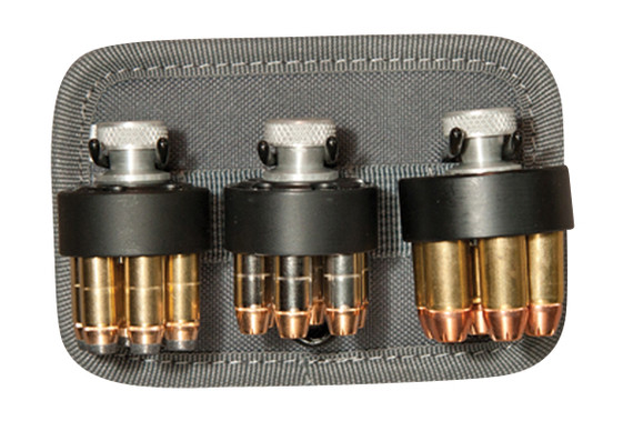 G*Outdoors GPS-306SL3 Speed Loader Holder OD Green 1000D Nylon with Magnetic Backing Holds 3 Speedloaders