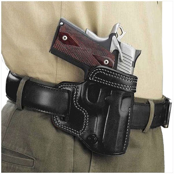 Galco AV212B Avenger Belt Holster 1911 5 in Steerhide Black