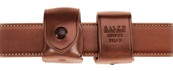 Galco BSLN Belt Speedloader Carrier Tan Steerhide