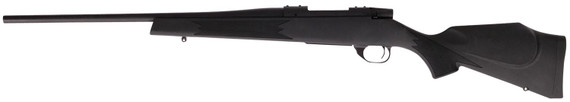 Weatherby VYT243NR0O Vanguard Compact 243 Win Caliber with 5+1 Capacity, 20" Barrel, Matte Blued Metal Finish & Black Fixed Monte Carlo Stock Right Hand