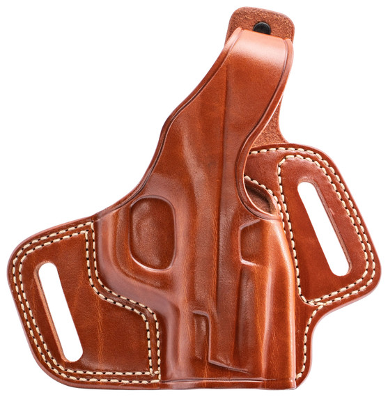 Galco FL652 Fletch High Ride Tan Leather Belt S&W Shield 3 in 9/40 & 2.0 9/40 Right Hand