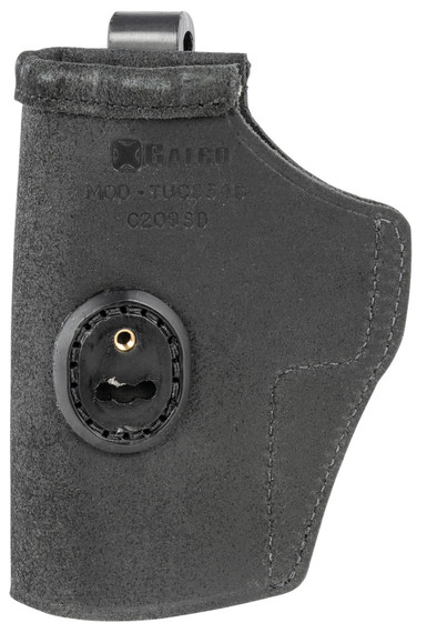 Galco TUC834B Tuck-N-Go 2.0 Black Leather IWB Ambidextrous Hand