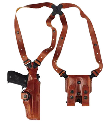 Galco VHS248 Vertical Shoulder 248 Adjustable Tan Leather