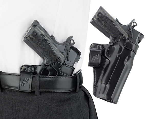Galco WB226B Waistband Inside The Pants Fits Glock 19/23/32 Steerhide Black