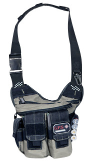 GPS Bags 980RDP Rapid Deployment Sling Pack Rifle Green with Khaki Trim 600D Polyester with Removeable Handgun Holstert External Pockets & Internal Storage Compartment 10 in x 3 in x 13 in Internal Dimensions