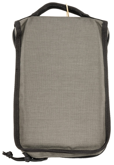 GPS Bags T1175PCG Tactical Gray 1000D Nylon with Lockable Zippers & DuPont Teflon Coating Holds Medium Pistol & 4 Magazines Compatible with Tactical Range Backpack