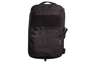 Haley Strategic Partners Flatpack, 8 inx12 in, 500D Cordura Mil-Spec Nylon material, includes Lower Straps with 1 in Male Side Release Buckles, Black Finish FLATPACK-BLK