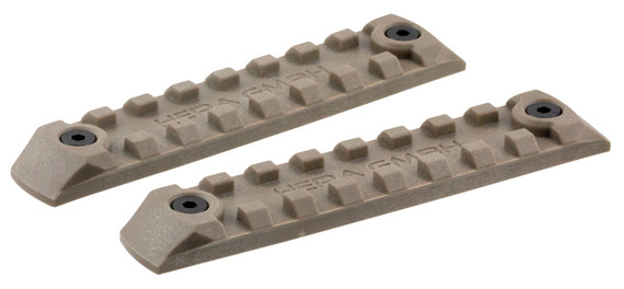 Hera 180102 Keymod Rail Panel 4 in Polymer FDE 2 Pack