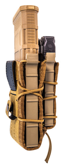 High Speed Gear 13DD1OCB Double Decker TACO Coyote Brown Nylon Belt Mount