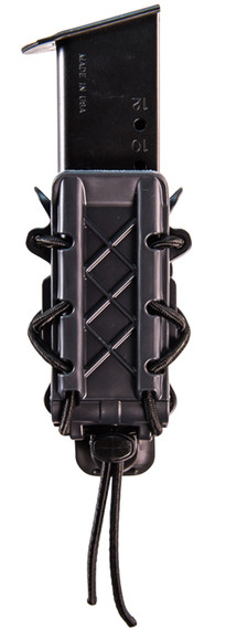 High Speed Gear 16SPP0BK TACO Mag Pouch Mini Single Black Polymer Belt MOLLE Belts 2 in Wide Compatible w/ Pistol