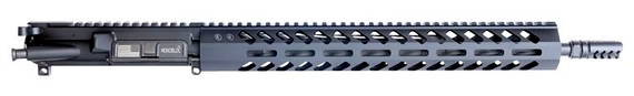 HM Defense 16MBUP556 MonoBloc Upper 223 Rem, 5.56x45mm NATO 16 in Black Cerakote Barrel, 7075-T6 Aluminum Black Anodized Receiver, 15 in M-LOK Free-Float Handguard for AR-15