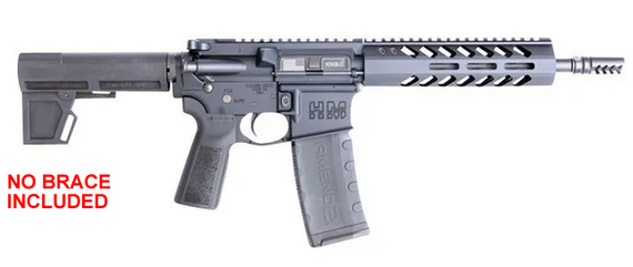 HM Defense Raider MC5 Pistol HMP15F-MB-556-C, 5.56 NATO, 9.5", No Brace, Black, M-LOK, 30 Rds
