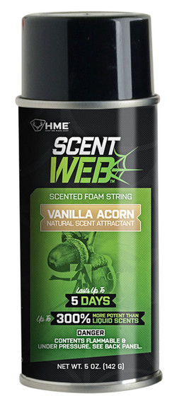 HME HMESEVANACRN Scent Web Vanilla Acorn Aerosol Spray Scent Effective For All Game Animals 5 oz
