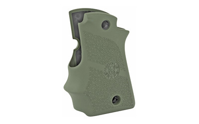 Hogue Rubber Grip with Cobblestone Texture and Finger Grooves 39081, Fits Kimber Micro 9, OD Green 39081