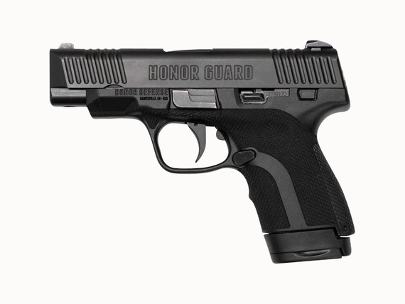 Honor Defense HG9CLE Honor Guard Sub-Compact 9mm Luger 3.80 in 7+1 Black Stainless Steel Black Polymer Grip