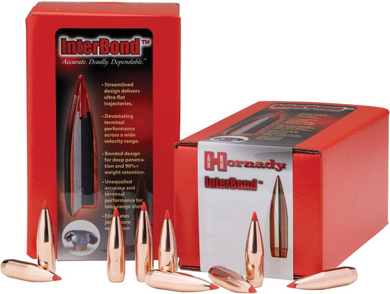 Hornady InterBond 25 Caliber 110 Grain Bullets | 25419