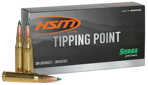 HSM 300WINMAG46NL Tipping Point 300 Win Mag 180 gr Sierra GameChanger 20 Bx/ 20 Cs