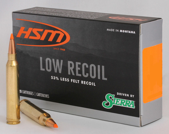 HSM 300WINMAG48NL Low Recoil 300 Win Mag 150 gr Low Recoil 20 Bx/ 20 Cs