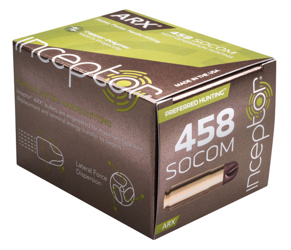 Iceptor Preferred Hunting Ammunition 458 SOCOM | 458ARXBR200