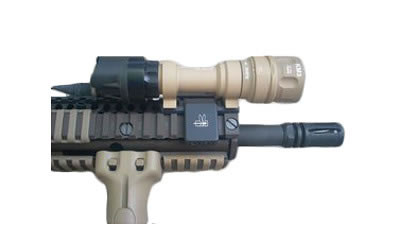 Impact Weapons Components THORNTAIL Offset Adaptive Mount, MIL620, Black Finish, Thorntail MIL620 Offset Adaptive Light Mount LPICMIL620