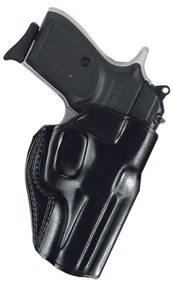 Galco SG634B Stinger OWB Black Leather Belt Loop Fits Ruger LCP Right Hand, Holster