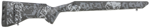 Iota Outdoors 961211102113211101 Krux Large Pattern Midnight Gray Fiberglass Fixed with M24 Barrel Contouring for Remington 700 Long Action Right Hand