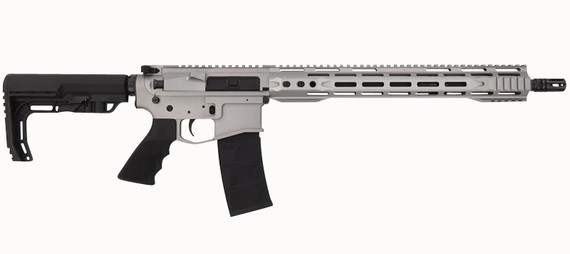 Juggernaut JCRFF15AG JTE-15 5.56x45mm NATO 16 in 10+1 Gray Anodized Fixed Stock MLOK