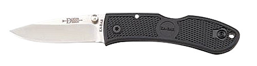 Ka-Bar 4072 Dozier Folding Small 2.25 in Plain Fiberglass Handle Black