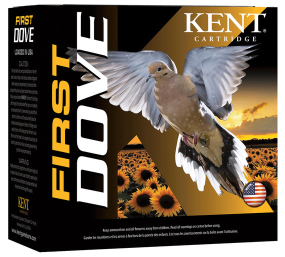 Kent Cartridge K20D2475 First Dove 20 Gauge 2.75 in 7/8 oz 7.5 Shot 25 Bx/ 10 Cs