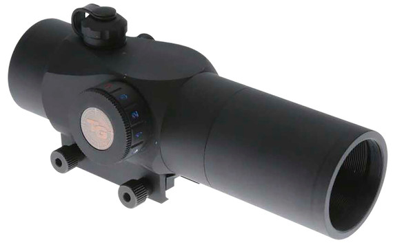 TruGlo TG8230B Triton Black Anodized 1 x 30 mm 5 MOA TriColor Red/Green/Blue Dot, Red Dot Sight