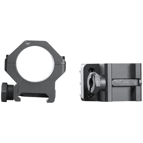 Weaver Mounts 99688 Six-Hole Picatinny Rings Matte Black 1 in Medium