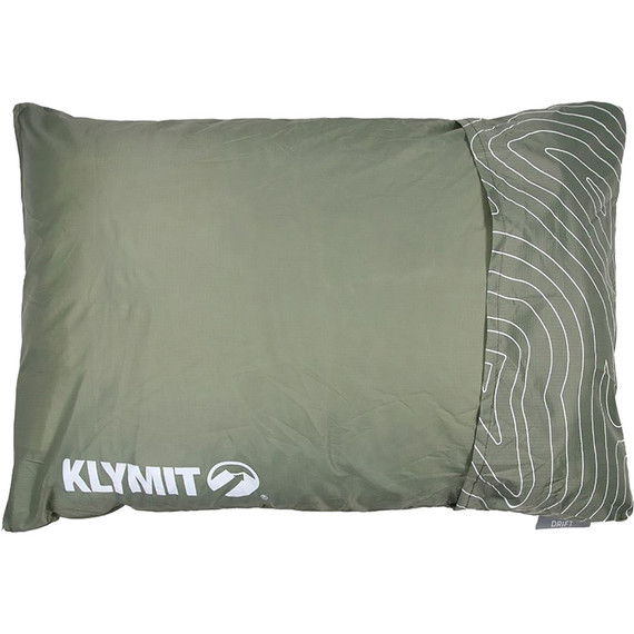Klymit Drift Camping Pillow Green Large 12DRGR01D