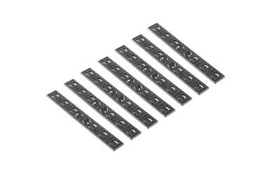 Knights Armament Company 7 Piece Flat Panel Kit, Fits KeyMod Rail, Black Finish 31190-BLK