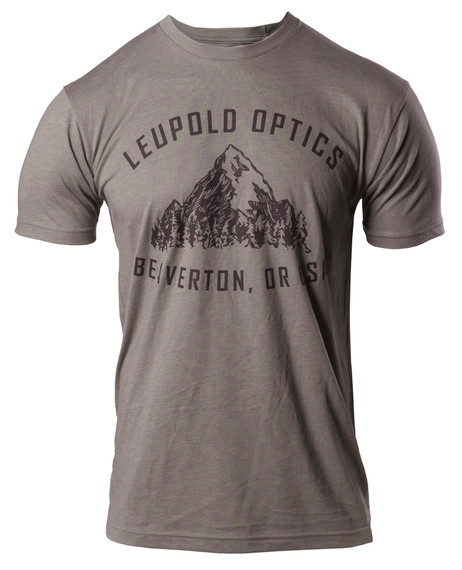 Leupold 179110 Hometown T-Shirt Gray 2XL Short Sleeve