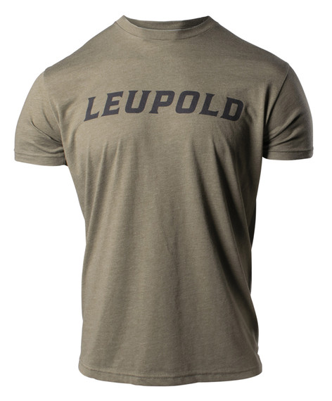 Leupold 180237 Wordmark T-Shirt Military Green 2XL Short Sleeve