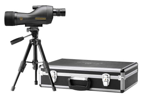 Leupold SX-1 Ventana 2 Kit Spotting Scope, 15-45x, 60mm, Angled Body, w/Case & Tripod, Black/Gray | 170758