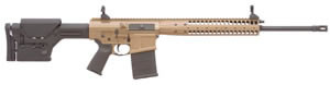 LWRC REPR Gas Piston Rifle REPRR7CKF20, 7.62 Nato/.308 Win, 20 in Spiral Fluted BBL, Magpul PRS Stock, Folding Sights, Geissele Trigger, 2-Pos Gas Block, FDE Finish, 20 Rd