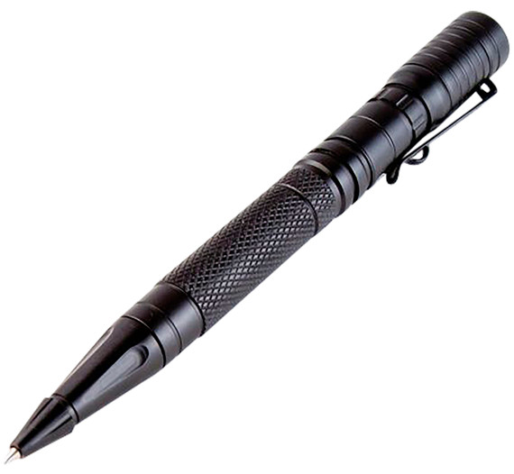 M&P Accessories 110155 Delta Force PL-10 Penlight Black Anodized Aluminum Cree LED 105 Lumens 62 Meters Range with Refillable Pen Includes Batteries