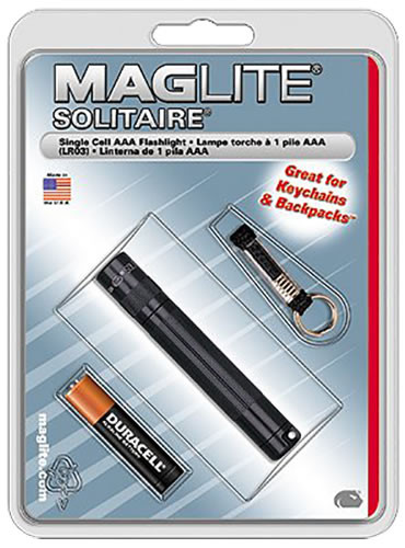 Mag Lite K3A016 Black Flashlight Blister Package