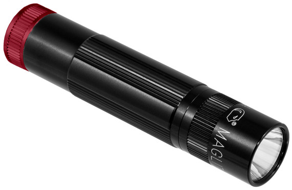 Maglite XL50S3SW7 XL50 Spectrum Series Black Aluminum Red LED 200 Lumens 224 Meters Range