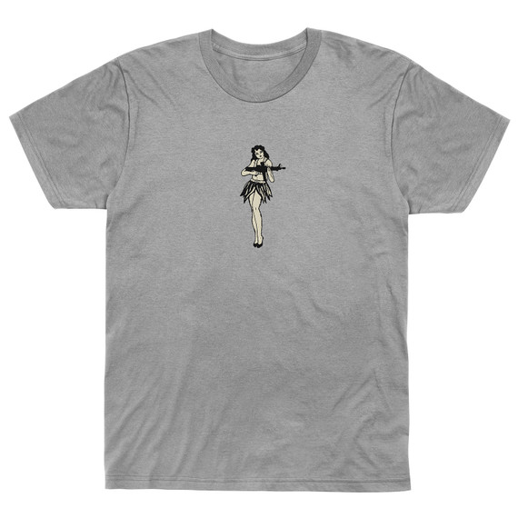 Magpul Hula Girl T-Shirts Athletic Gray Heather Medium Short Sleeve