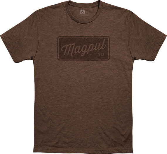 Magpul MAG1116-203-L Rover Block T-Shirts Brown Heather Large Short Sleeve