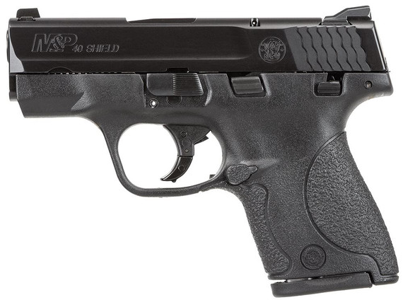 Smith & Wesson 187020 M&P Shield *CA Compliant Micro-Compact Frame 40 S&W 6+1/7+1, 3.10 in Black Armornite Stainless Steel Barrel & Serrated Slide, Matte Black Polymer Frame & Grip, Pistol