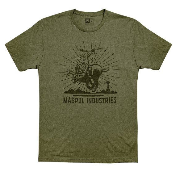 Magpul MAG1173-318-L Jackalope Rodeo Light Olive Large Short Sleeve